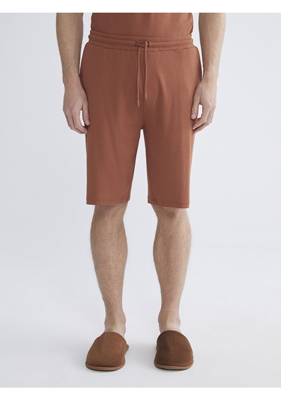 Lc Waikiki Lc Waıkıkı Kahverengi Standart Kalıp Erkek Pijama Alt Şort
