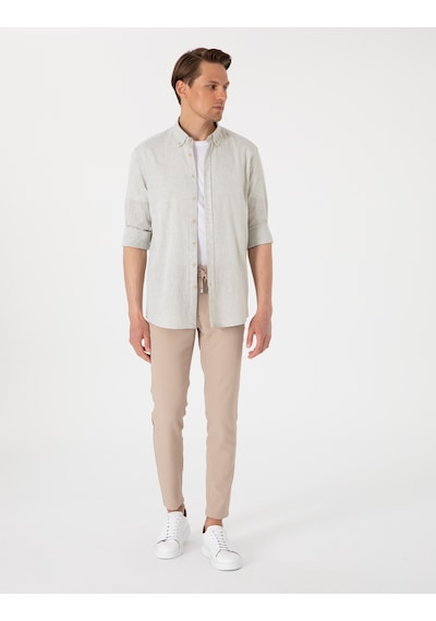 Pierre Cardin Erkek Çağla Gömlek Desenli 50303245-vr016 Çağla Pierre Cardin Erkek Çağla Gömlek Desenli 50303245-vr016 Çağla