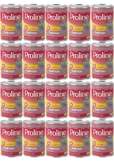 Pro Line Somonlu Yetişkin Kedi Konservesi 20 x 400 G