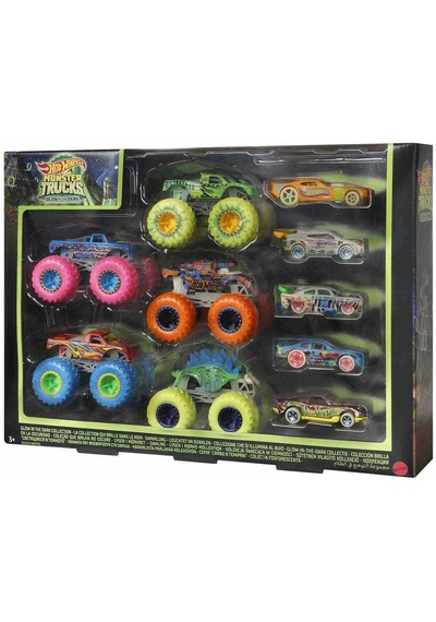 Hcb57 Monster Trucks Karanlıkta Parlayan Araçlar, Hot Wheels Monster Trucks - Mattel