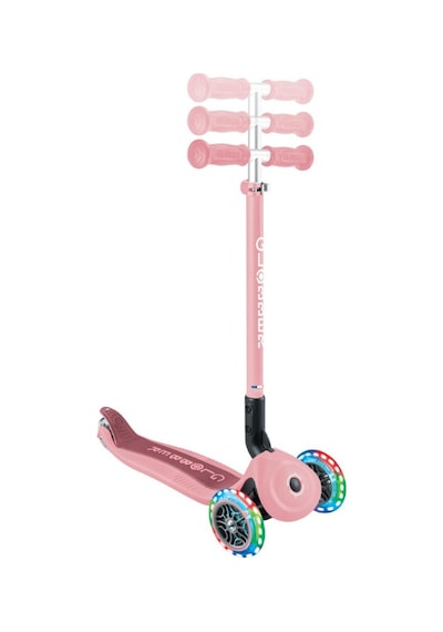 Globber Go Up Active Işıklı Scooter - Koyu Pastel Pembe