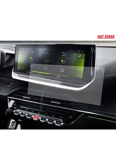Peugeot 2008 2019-2020 Navigasyon Ve Multimedya Uyumlu Mat Ekran Koruyucu