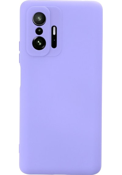 Xiaomi Mi 11t Pro Kılıf İçi Kadife Kaplı Nano Silikon Kapak - Lila Lila