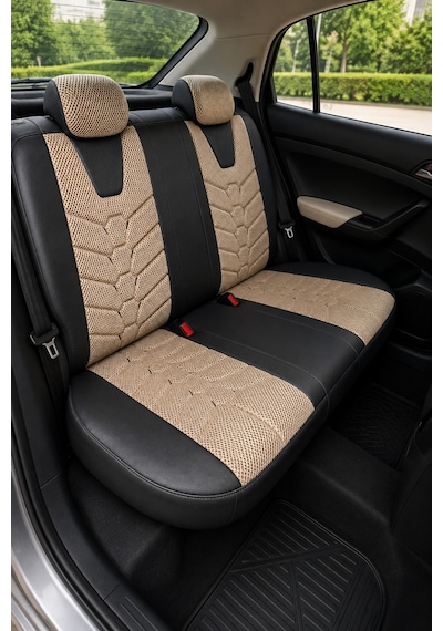 Fiat Egea Cross Araçlara Uyumlu Ön Arka Takım Oto Koltuk Kılıfı - Cellaura 32488351