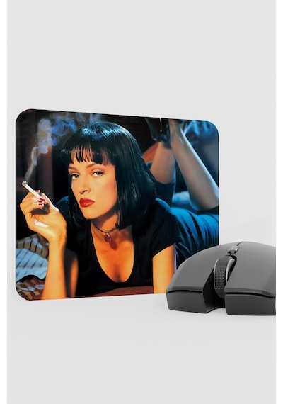 Pulp Fiction Ucuz Roman Tarantino V1 22x18 Gaming Kauçuk Kaymaz Taban Mouse Pad Fare Altlığı
