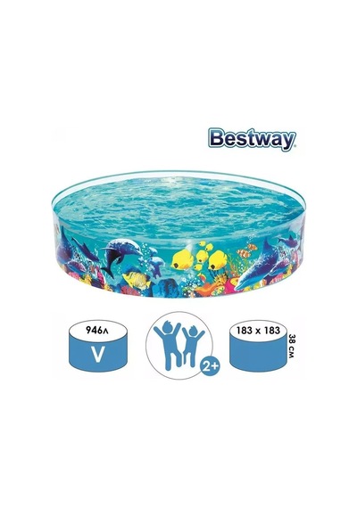 Bestway Çocuk İskelet Havuzu 183x38 Cm "odissey" 946 Lt, 55030 163685762