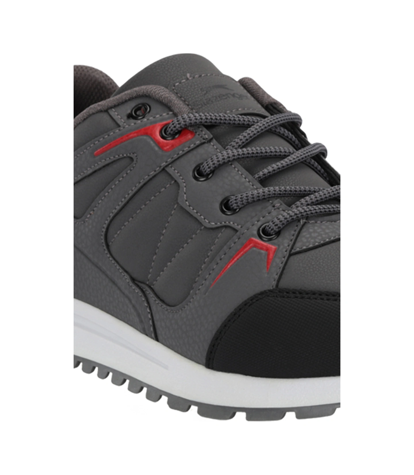 Slazenger Outback I Erkek Koyu Gri / Kırmızı Günlük Spor Ayakkabısı Koyu Gri / Kırmızı