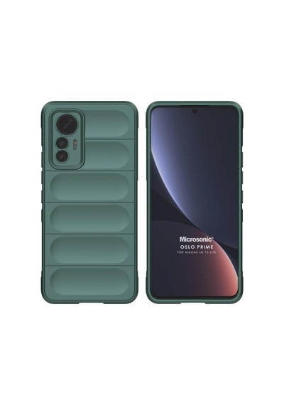 Xiaomi Mi 12 Lite İçin Kılıf Oslo Prime Yeşil Mi 12 Lite İle Uyumlu Kılıf - Yeşil