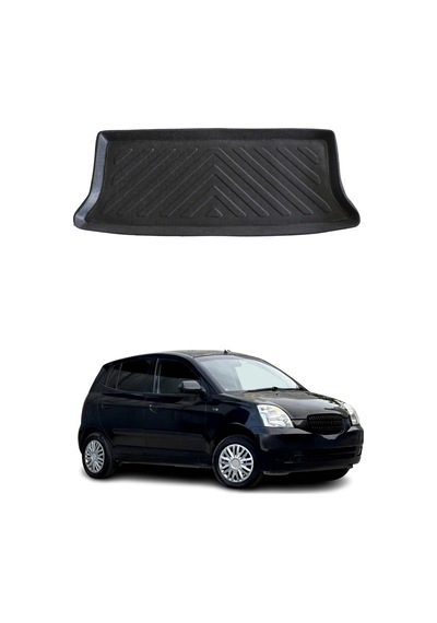 Kıa Picanto 2004-2011 Arası Uyumlu Araca Özel Kauçuk Tpe Bagaj Havuzu Siyah