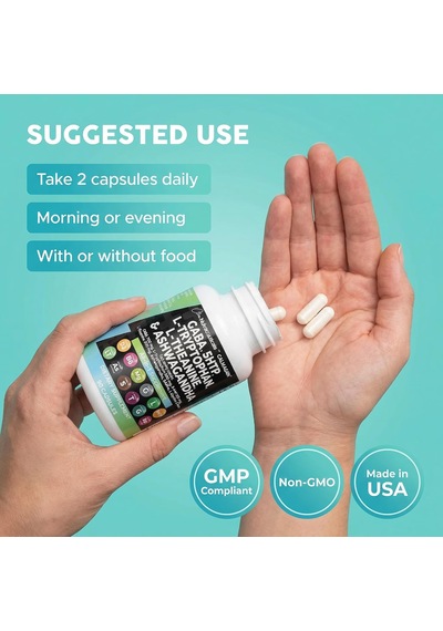 Clean Nutraceuticals Gaba 5 Htp L Tryptophan L Theanine Sam-e L-glycine Mood Support 90 Capsules