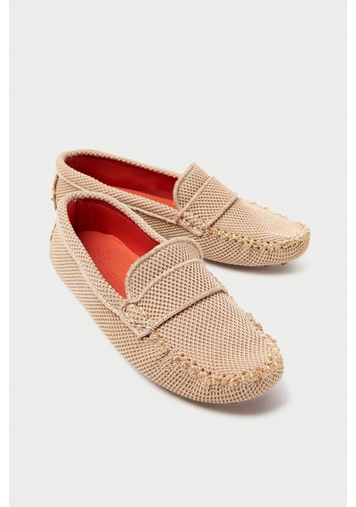 Mubiano Summer Kadın Triko Bej Babet & Loafer -mstb2020-bj Bej