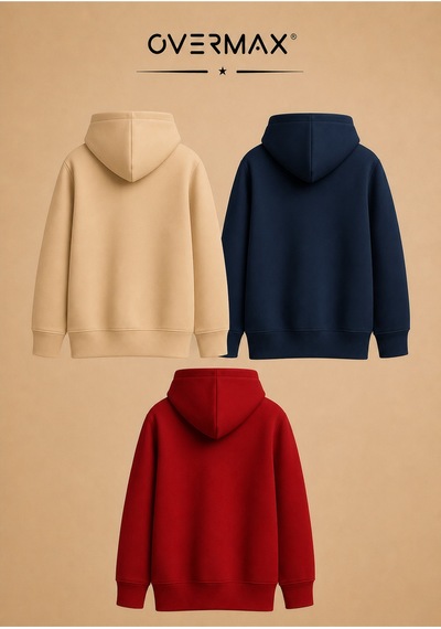 Overmax Çocuk 3'lü Sweatshirt Takımı 3-12 Yaş Bej-lacivert-kırmızı - 917542430 Bej-lacivert-kırmızı