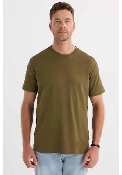 Tudors Unisex Relax Fit Rahat Kesim %100 Pamuk Yumuşak Dokulu Hafif Kalın Haki Bisiklet Yaka Tişört-34941 Haki Tudors Unisex Relax Fit Rahat Kesim %100 Pamuk Yumuşak Dokulu Hafif Kalın Haki Bisiklet Yaka Tişört-34941 Haki