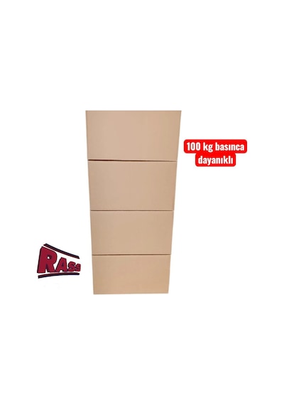 Taşıma Kolisi 50 40 30cm 20 Adet Çift Oluklu Mukavva