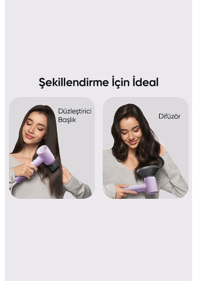Laifen Se 1500W 2 Başlıklı Yüksek Hızlı Saç Kurutma Makinesi