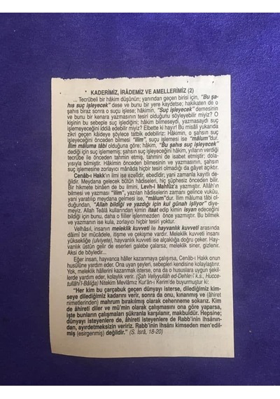 21 Ekim 2001 Takvim Yaprağı - Nostalji Koleksiyonluk Takvim Yaprağı
