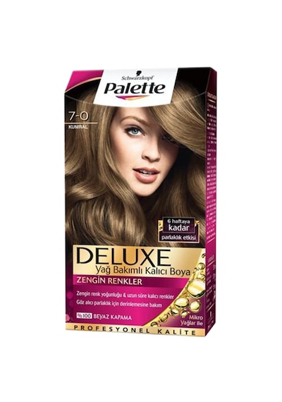 Palette Deluxe Yağ Bakımlı Saç Boyası 7-0 Kumral