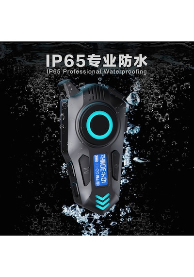 K09 Intercom Bluetooth Motosiklet Kask Kulaklığı Çift Yönlü Intercom Ve Müzik Desteği