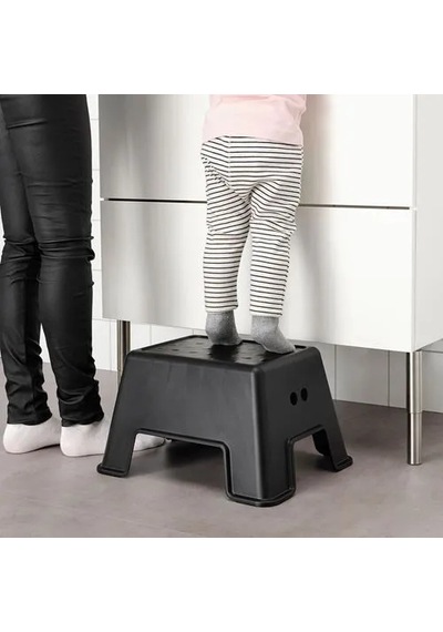 Sumuhome Bolmen Basamak Tabure Siyah 44x35x25 Cm Siyah