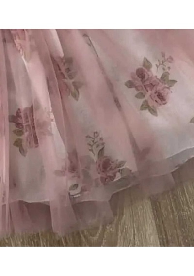 Retro Women Kız Çocuk Gül Kurusu Çiçekli Tütülü Doğum Günü Hediye Özel Gün Abiye Günlük Prenses Şık Elbise Pembe Retro Women Kız Çocuk Gül Kurusu Çiçekli Tütülü Doğum Günü Hediye Özel Gün Abiye Günlük Prenses Şık Elbise Pembe
