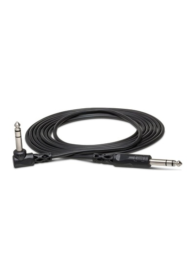 Hosa 1/4 İnç Trs M - 1/4 İnç 90 Açılı Trs M Balanslı Kablo 1.5 M Css-105r