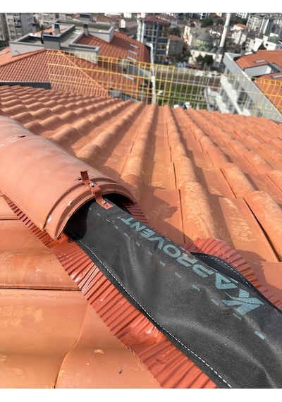 Kaprovent Eco Mahya Havalandırma Bandı Gül Kurusu 310mm X 5m