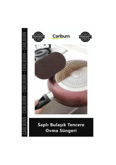Özel Üretim Mutfak Temizleme Aparatı Paslanmaz Çelik Ergonomik Saplı Bulaşık Tencere Ovma Süngeri