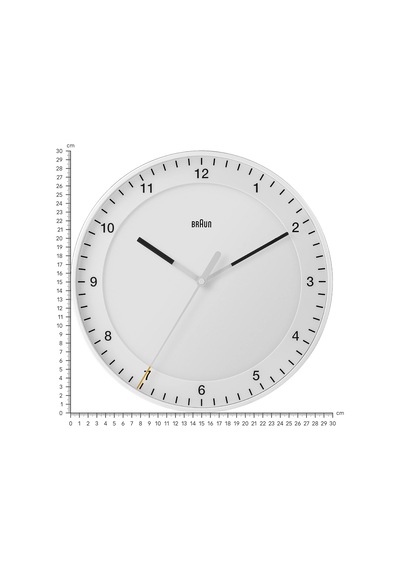Braun Klasik Büyük Analog Duvar Saati Sessiz Saat Mekanizması, Ko Diğer