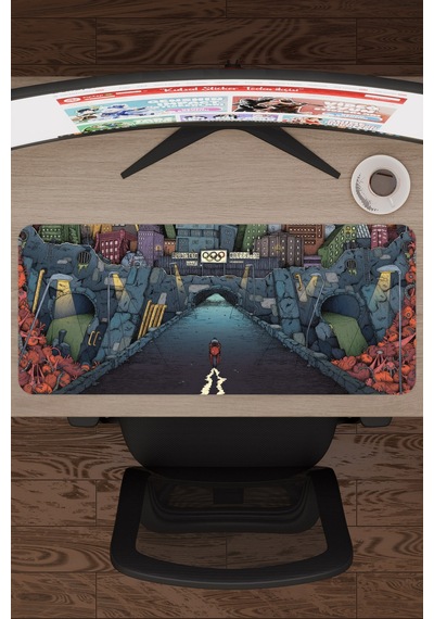 Akira Anime V3 - 70x30 Xl Gaming Kauçuk Kaymaz Taban Mouse Pad Fare Altlığı