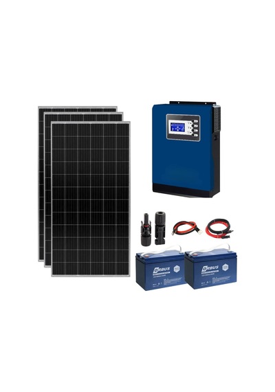 Kamusolar 1 Kw Mppt Solar Güneş Enerjisi Bağ Evi Paketi
