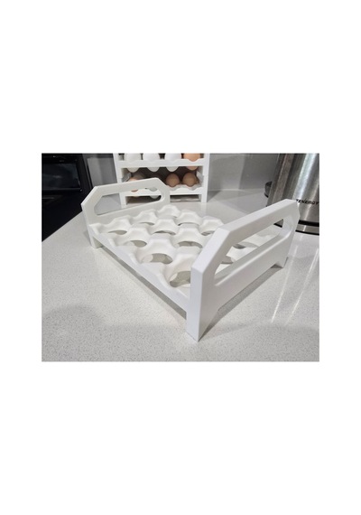 Pratik Yumurta Düzenleyici Stand Üst Üste Takılabilir Buzdolabı Organizer Diğer