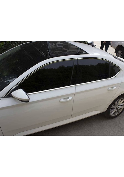Skoda Superb B8 Krom Cam Çerçevesi 12 Parça 2015 ve Sonrası