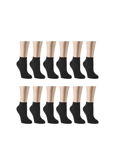 Ozzy Socks 12 Çift Bambu Siyah Erkek Dikişsiz Patik Çorap 4 Mevsim Dayanıklı Topuk Ve Burun Siyah Ozzy Socks 12 Çift Bambu Siyah Erkek Dikişsiz Patik Çorap 4 Mevsim Dayanıklı Topuk Ve Burun Siyah
