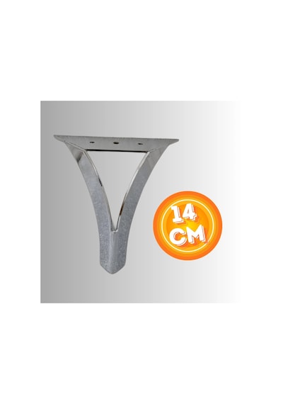 14 Cm Metal Damla Koltuk Ayağı Mobilya Ayağı Ünite Ayağı Konsol Ayağı Puf Berjer Ayağı Krom