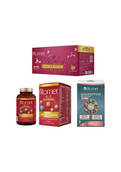 Fitomer Kolajen+ Komple Destek Seti Kolajen - Multivitamin 60'lı - Magnezyum