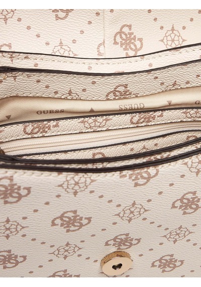 Guess Carrie Logo Kadın Çapraz Çanta Hwgp9898200 Bej