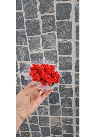 20 Adet - Hediyelik Magnet - Mini Buket Magnet- Nikah Hatırası , Söz Hatırası