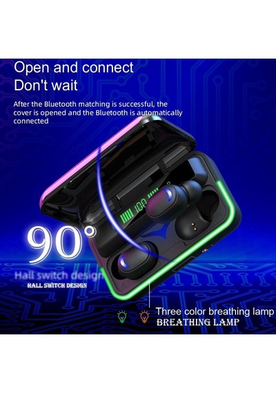 Fuchsia E10 Bluetooth LCD Göstergeli Kulak İçi Kulaklık