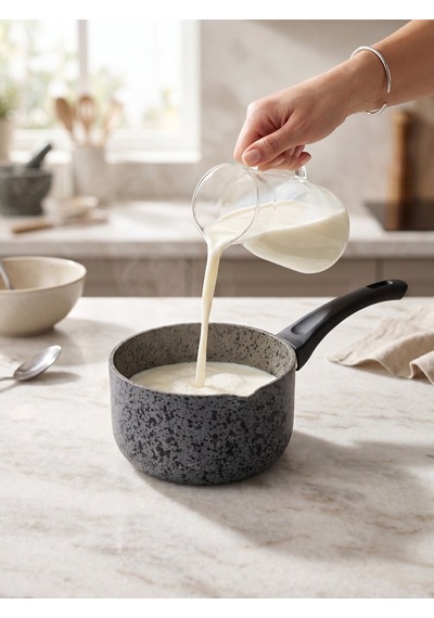 Silver Stone Ultra Güçlü Granit Sütlük Sosluk Gri - Siyah