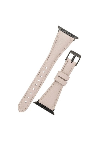 Bouletta Watch Uyumlu Deri Kordon 38-40-41Mm Slim Erc3 Bej