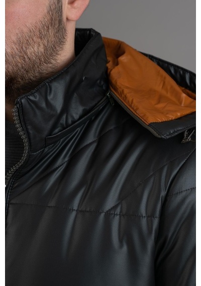 Kapşonlu Regular Fit Erkek Şişme Mont