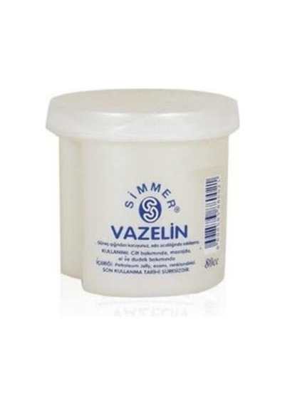 Simmer Cream Vazelin 80cc Beyaz - 24'li Paket
