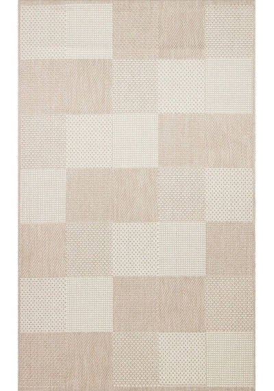 Mono 01 Beıge Kaymaz Tabanlı Kilim