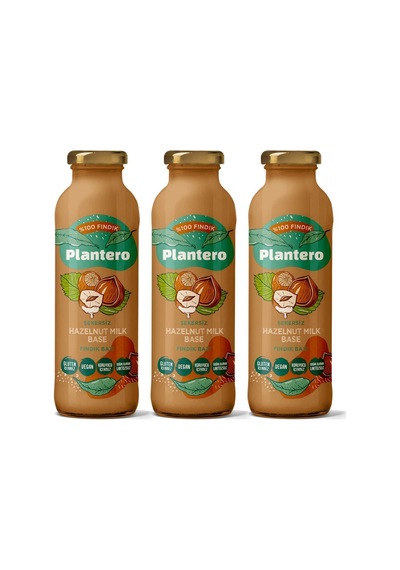 3'lü Set Fındık Bazı Konsantre 250 Gr X 3 18 Lt Bitkisel Süt Fındık Katkısız Koruyucusuz