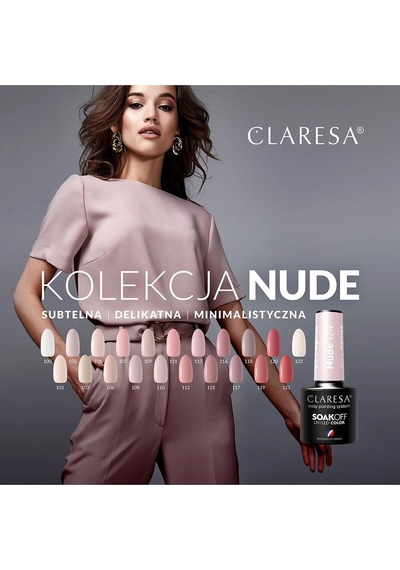 Claresa Kalıcı Oje Koyu Nude 115 5g