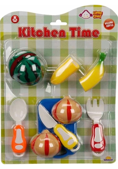 Mey İthalat Little Chef Kesme Tahtalı Sebze Ve Meyve Seti