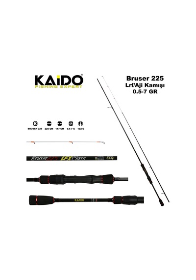 Kaido Bruser 2.25m 0.5-7g Lrf/ajı Kamış