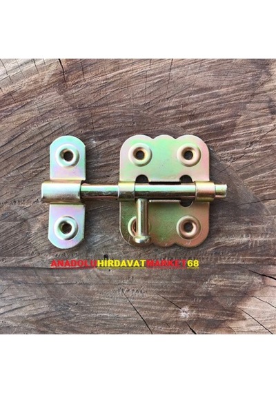 Beşel Mini Sürgü Ahşap Kapı Sürgüsü Metal Kapı Sürgü 6Cm