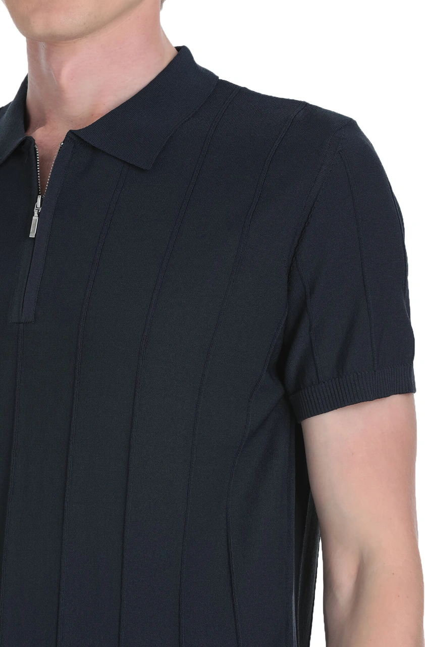 Hatemoğlu Lacivert Regular Fit Polo Yaka Rayon Tişört 35621 659126