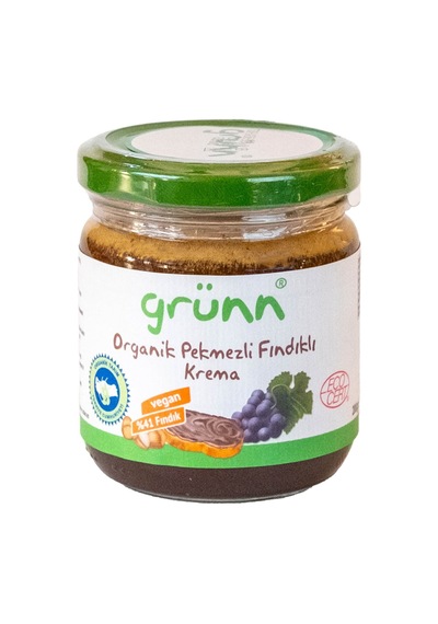 Organik Pekmezli Fındık Kreması Seti Üzüm + Keçiboynuzu + Tahinli Pekmezli 3 200 Gr